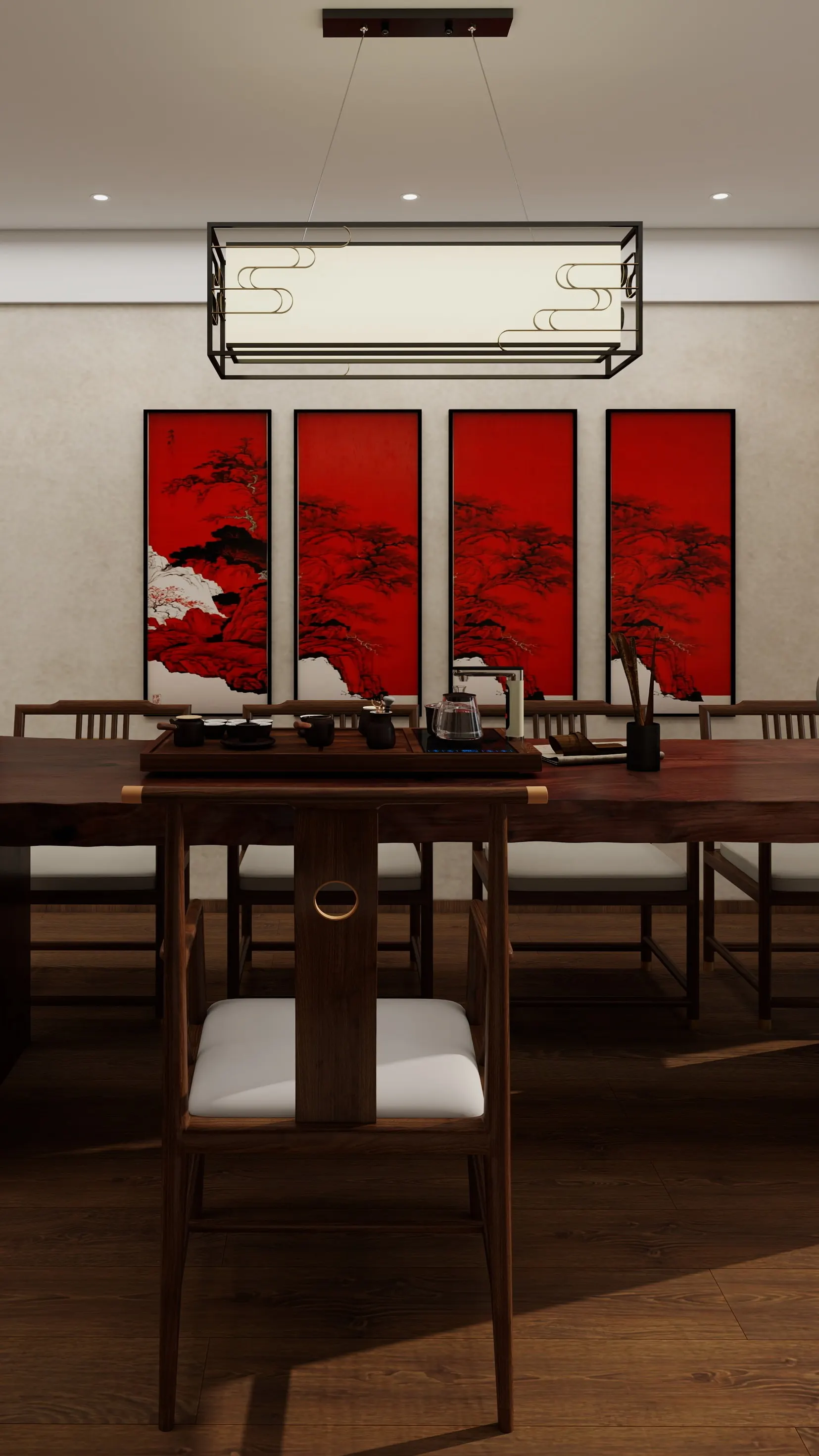 晶曜花园 · 客厅实景